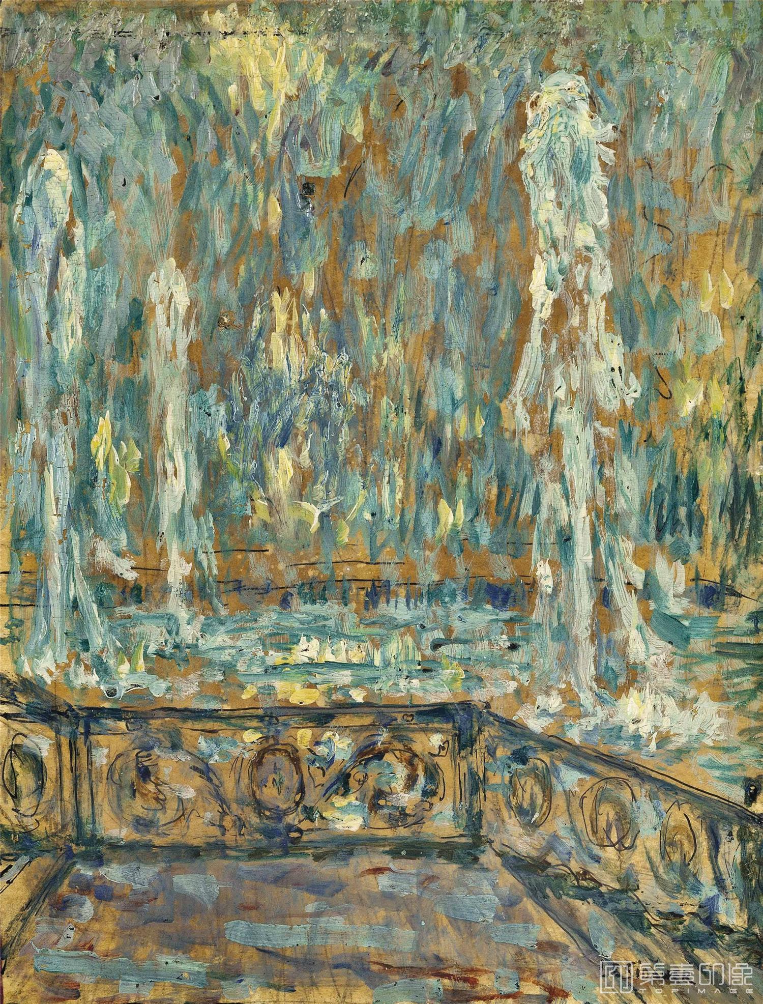 油画-LESJETSD'EAU